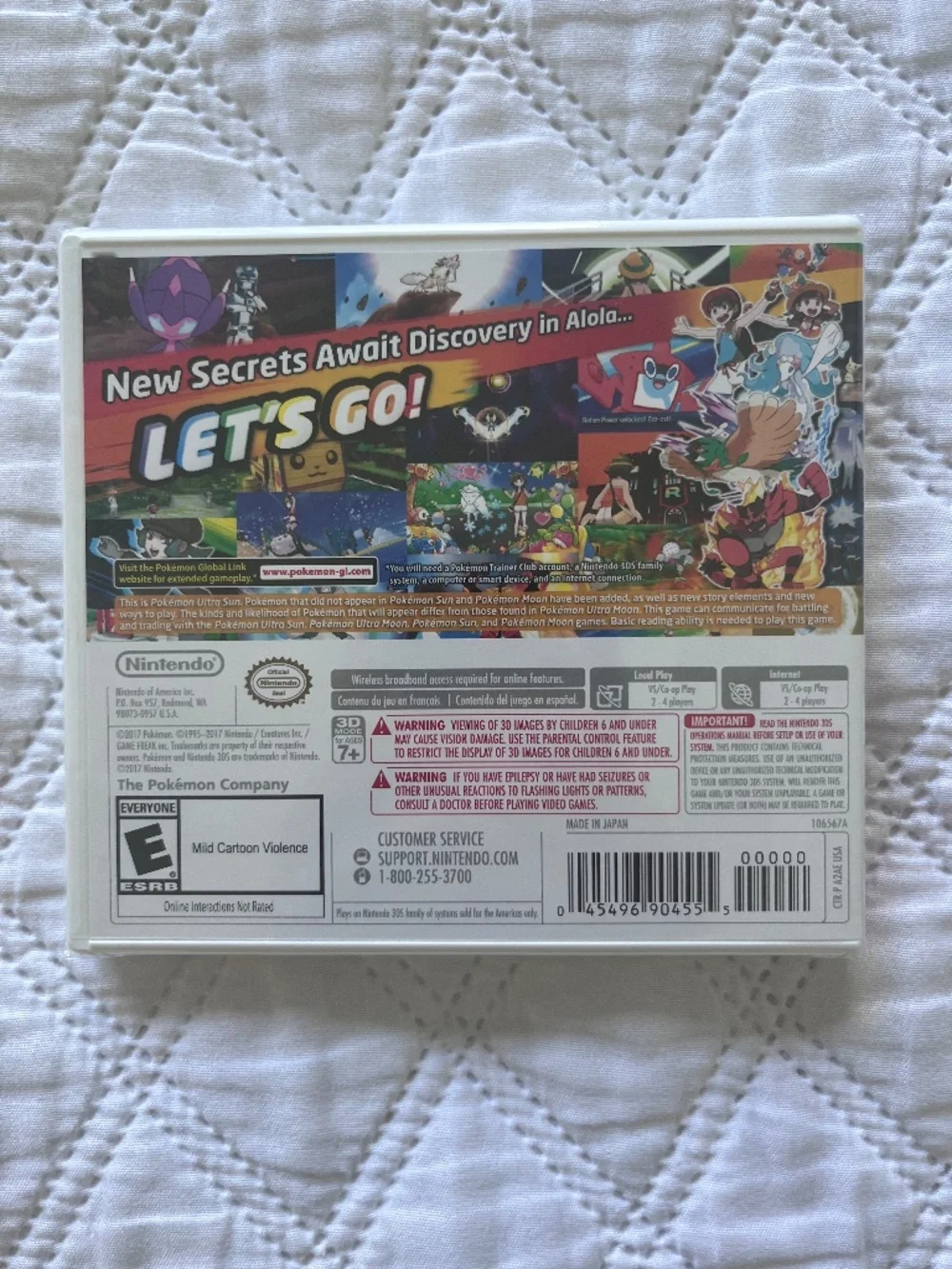 Pokemon Ultra Sun Nintendo DS FACTORY SEALED